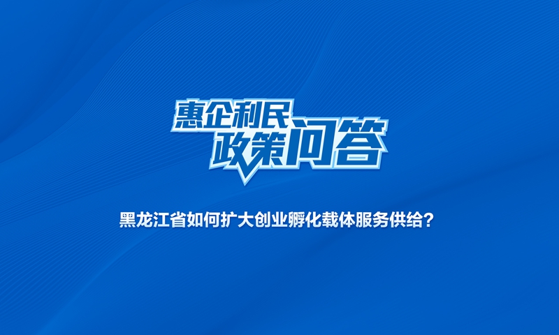 黑龙江省如何扩大创业孵化载体服务供给？